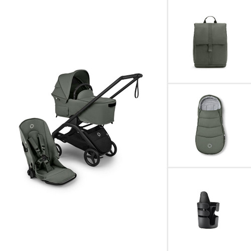 Bugaboo Dragonfly Plus Complete Bundle - Forest Green