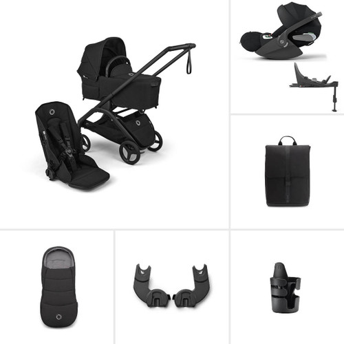 Bugaboo Dragonfly Plus Cloud T Ultimate Bundle - Heritage Black