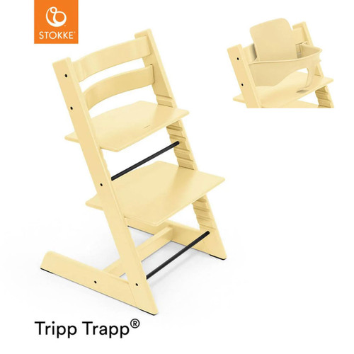 Stokke® Tripp Trapp® Highchair + FREE Baby Set - Lemon Yellow