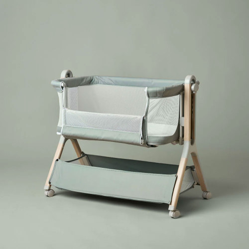 Obaby Cloud Bedside Crib - Sage