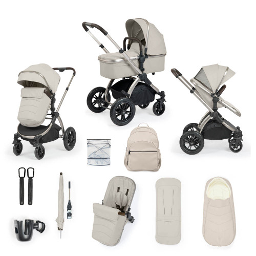 Ickle Bubba Stomp Luxe Elements 12-Piece Pram - Moonbeam
