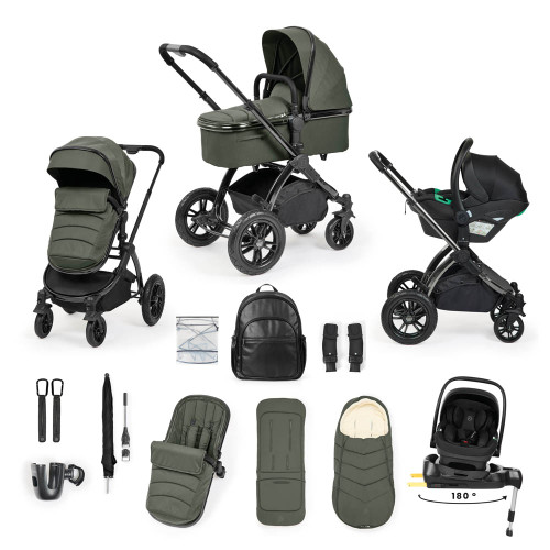 Ickle Bubba Stomp Luxe Elements Nimbus Travel System - Forest