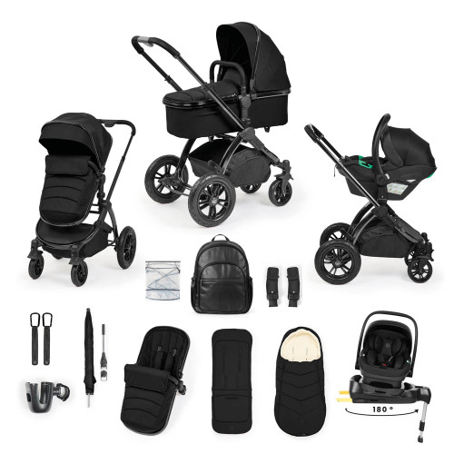 Ickle Bubba Stomp Luxe Elements Nimbus Travel System - Raven