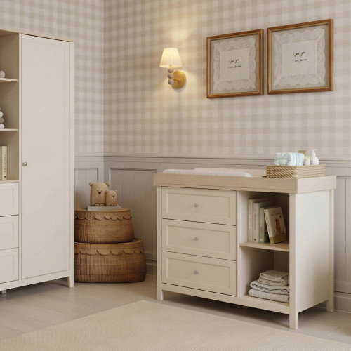 Bebe & Beyond Wanderer Changing Unit - Cashmere & Oak