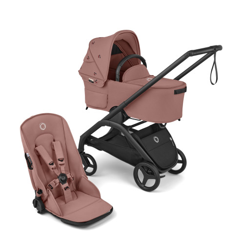 Bugaboo x Konges SlØjd Dragonfly Plus Stroller + Carrycot - Dusty Pink