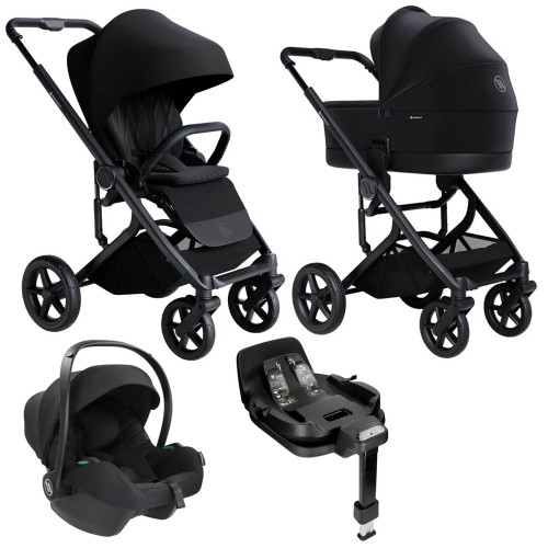Avionaut Sirius 2 3-in-1 Travel System with Cosmo Smart & IQ Orbit Base - Black