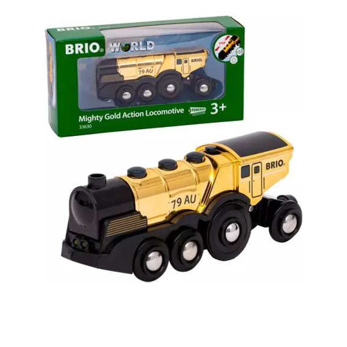 Brio Mighty Gold Action Locomotive