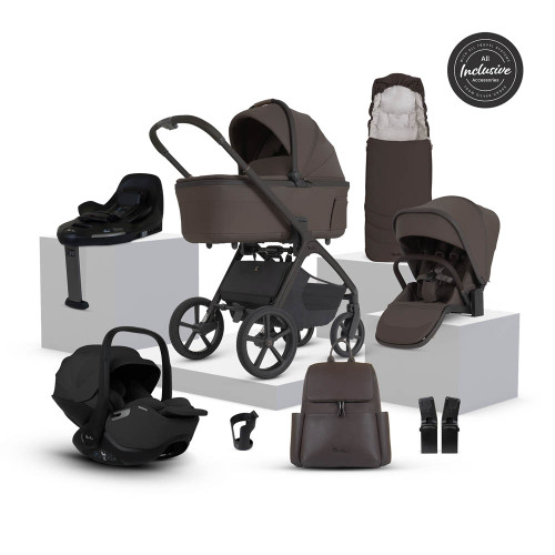 Silver Cross Cove 2 Ultimate 360 Car Seat Bundle - Chocolate