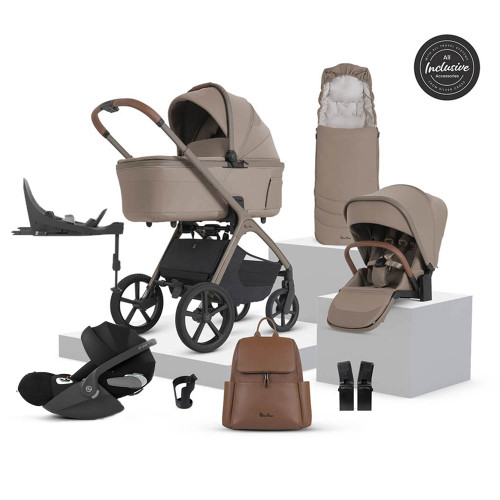 Silver Cross Cove 2 Cloud T Car Seat Bundle - Champagne