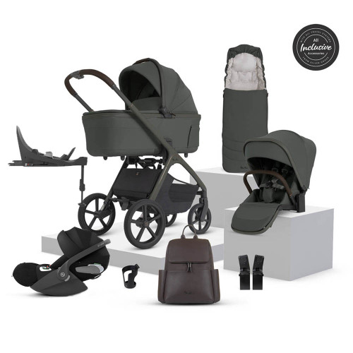 Silver Cross Cove 2 Cloud T Car Seat Bundle - Pewter