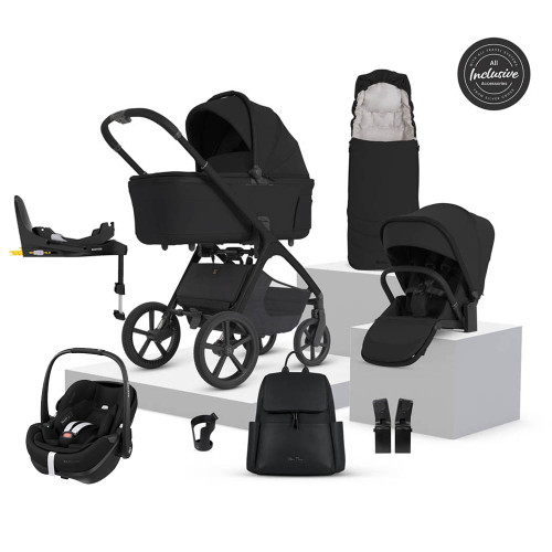Silver Cross Cove 2 Pebble 360 Pro2 Car Seat Bundle - Onyx