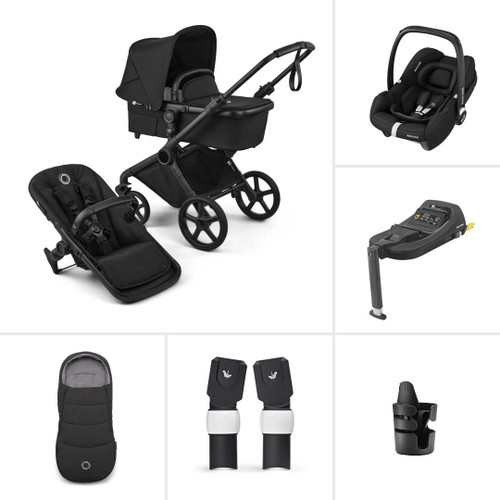 Bugaboo Cub Complete + Cabriofix i-Size & Base - Heritage Black