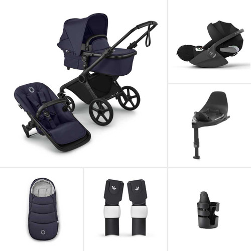 Bugaboo Cub Complete + Cloud T i-Size & Base - Deep Indigo