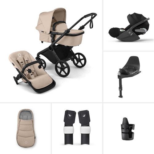Bugaboo Cub Complete + Cloud T i-Size & Base - Desert Taupe