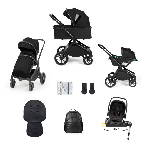 Ickle Bubba Altima Nimbus Travel System - All Black