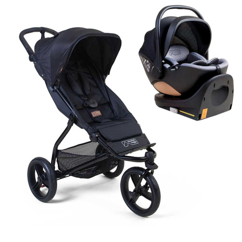 Mountain Buggy Swift Travel System Bundle - Caviar
