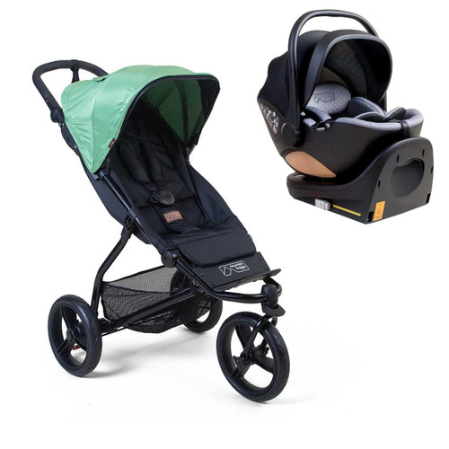 Mountain Buggy Swift Travel System Bundle - Matcha