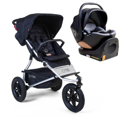 Mountain Buggy Urban Jungle Travel System Bundle - Caviar