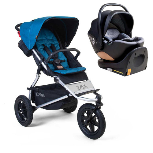 Mountain Buggy Urban Jungle Travel System Bundle - Ocean