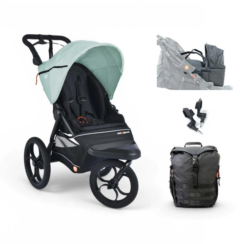 Out n About Nipper Compact Newborn Pod Bundle - Green