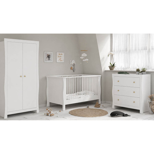 Little Acorns Celeste 3-Piece Room Set - White