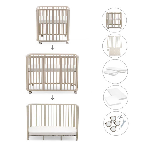 Stokke® Nighti 3 in 1 Bundle - Vanilla White