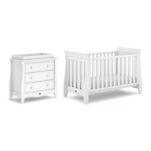 Boori Sleigh Urbane 2 Piece Room Set (with Chest) - White