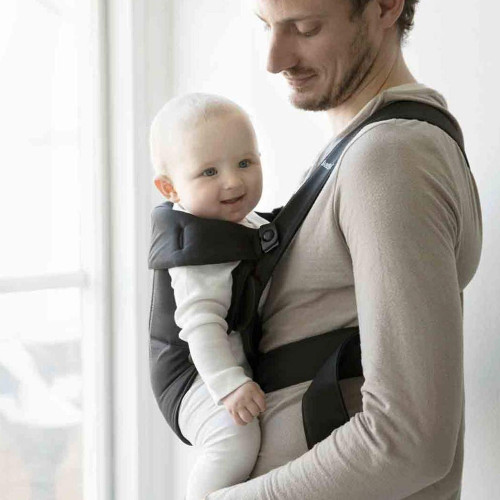Babybjorn Baby Carrier Mini Cotton - Black