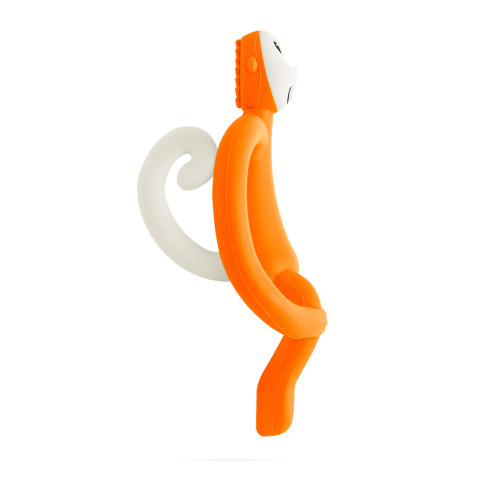 Matchstick Monkey Teething Toy - Orange - Side