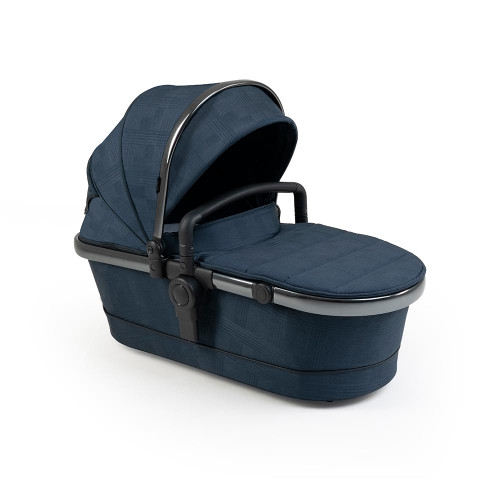 iCandy Peach 2nd Carrycot Fabric & Bumper Bar - Navy Check