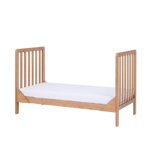Tutti Bambini Malmo Cot Bed with Cot Top Changer & Mattress Oak