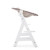 Hauck Alpha+ Wooden Highchair & Bouncer - White
