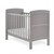 Obaby Grace Mini Cot Bed + Mattress - Taupe Grey