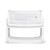 SnuzPod 4 Bedside Crib with Mattress - White