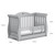 Boori Sleigh Royale Cot Bed - Pebble