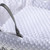 Clair de Lune Dimple Moses Basket - Grey Wicker/White