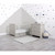 Ickle Bubba Pembrey Cot Bed, Under Drawer & Changing Unit - Ash Grey