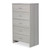 Ickle Bubba Pembrey Cot Bed, Under Drawer & Tall Chest - Ash Grey