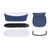 iCandy Orange Pushchair & Carrycot - Royal Blue Marl