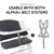 Hauck Alpha Highchair Pad Select - Jersey Charcoal
