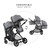 Hauck Atlantic Twin Pushchair - Grey