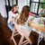 Hauck Alpha+ Wooden Highchair & Bouncer - Rose