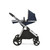 Ickle Bubba Eclipse 2-in-1 Pram - Midnight Blue/Black Handle