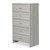 Ickle Bubba Pembrey Cot Bed, Under Drawer, Cot Top Changer and Tall Chest - Ash Grey