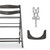 Hauck Alpha+ Select Wooden Highchair & Bouncer - Charcoal