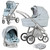 Bebecar Pack Ip Op Classic XL Trio Travel System - Baby Blue (128)