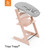 Stokke® Tripp Trapp® Newborn Bundle + Baby Set - Serene Pink
