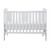 Ickle Bubba Coleby Mini Cot Bed & Fibre Mattress - White