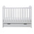 Ickle Bubba Coleby Mini Cot Bed, Under Drawer & Fibre Mattress - White