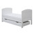 Ickle Bubba Coleby Mini Cot Bed, Under Drawer & Fibre Mattress - White